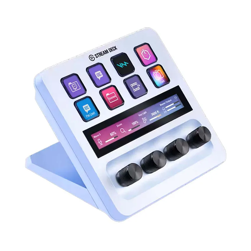 Thiết bị Stream Elgato Stream Deck + (Màu Trắng) - Bàn Phím StreamDesk