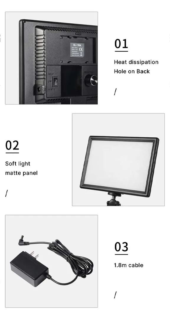Bộ đèn LED để bàn Ulanzi VIJIM K3, Đèn Led để bàn