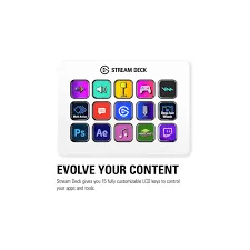 Thiết bị Stream Elgato StreamDeck MK2 Màu Trắng (15 phím) - Màn hình phụ StreamDesk MK2