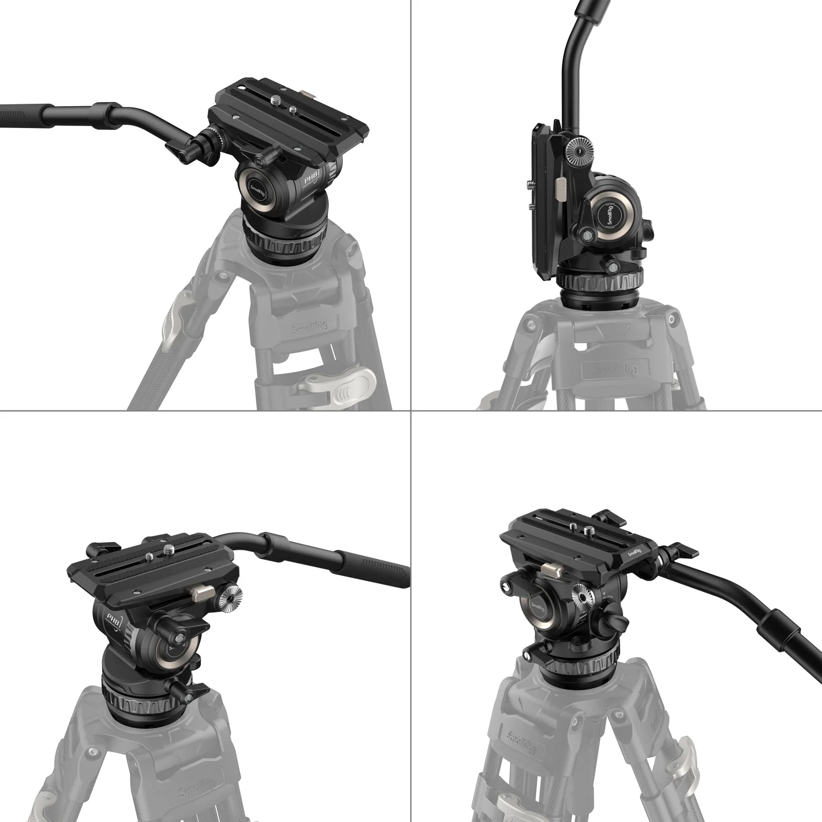 SmallRig 4287 - Professional Fluid Head PH8