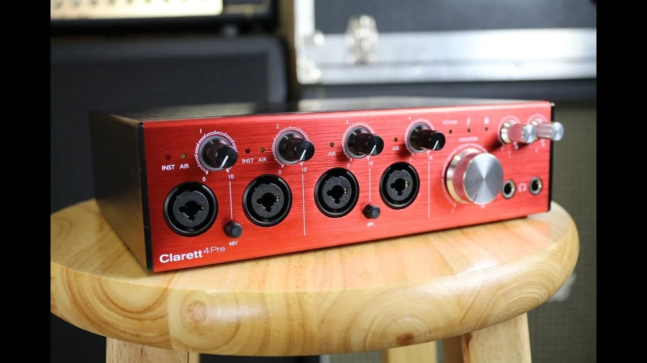 Review Sound card Focusrite Clarett 4Pre