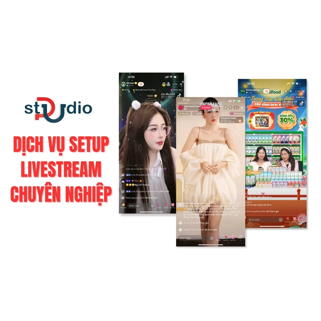 Dịch vụ Setup Livestream Chuyên Nghiệp - Uy Tín