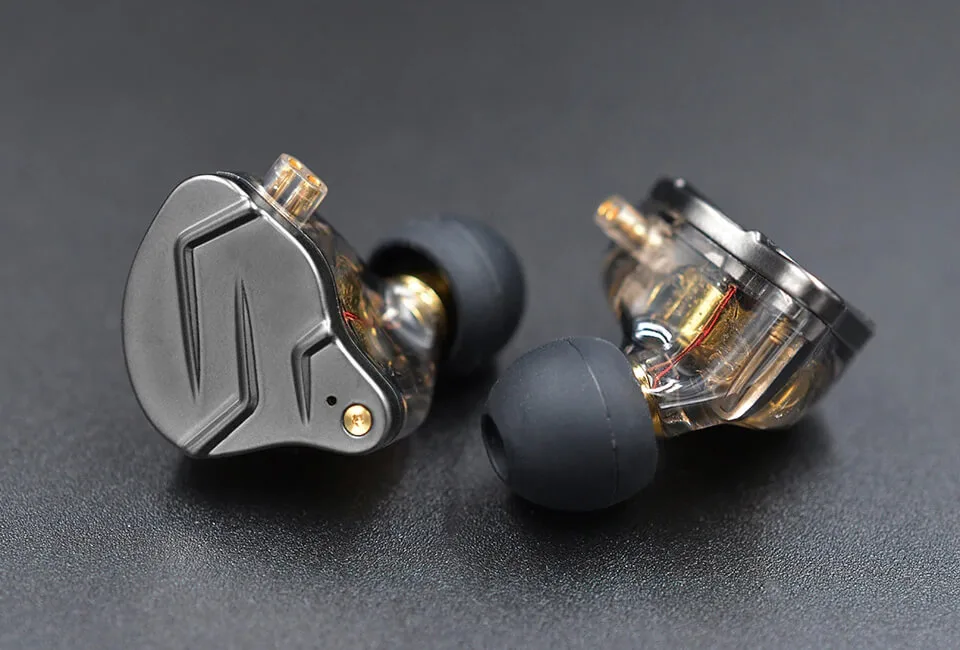 Tai nghe KZ-ZSN PRO Tai nghe nhét tai livestream ( In ear ) màu xám