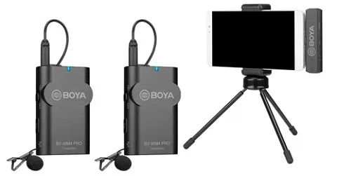 Micro thu âm Boya BY-WM4 Pro K6 (2mic) - Cổng Type-C