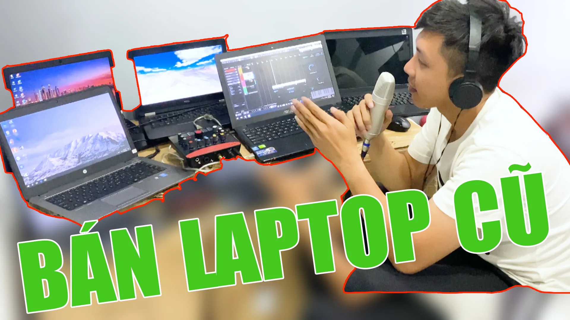 Bán bộ thu âm buôn luôn laptop cài được Cubase 10 Auto Tune không giật giá rẻ tại Pustudio
