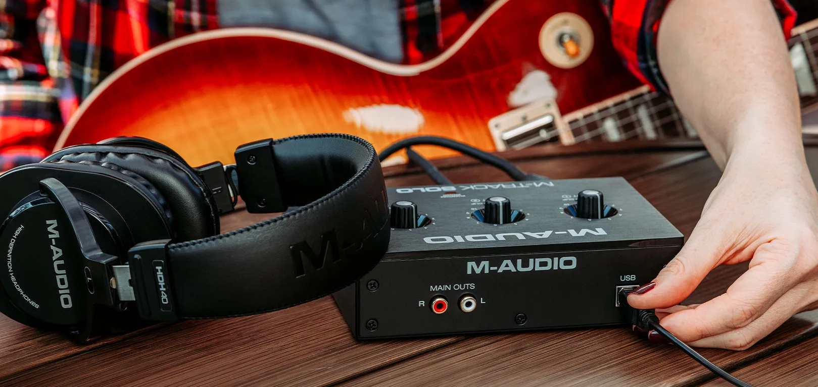 Sound card M-AUDIO M-TRACK SOLO, Sound card thu âm