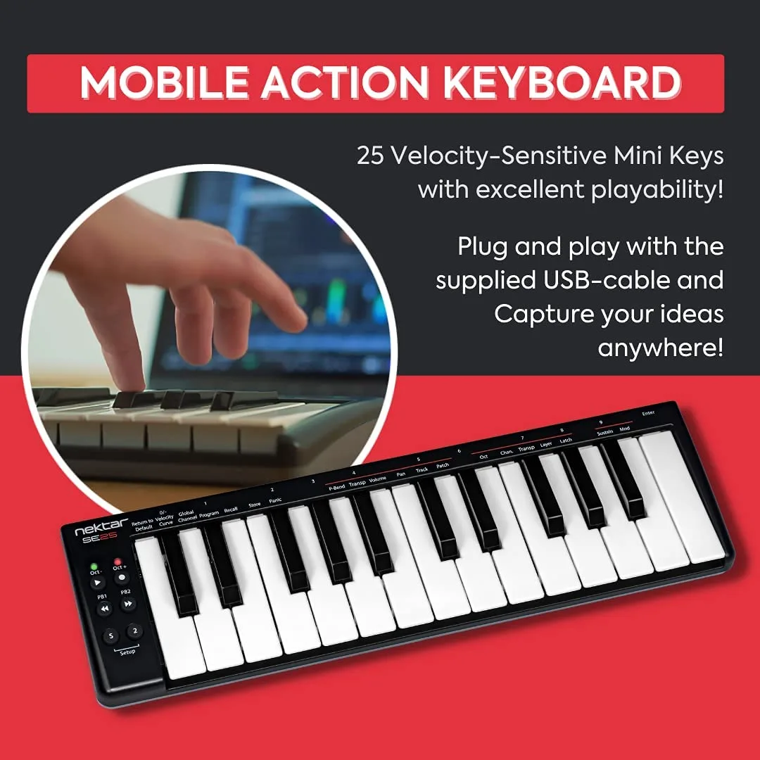 Nektar SE25 MIDI Keyboard Controller