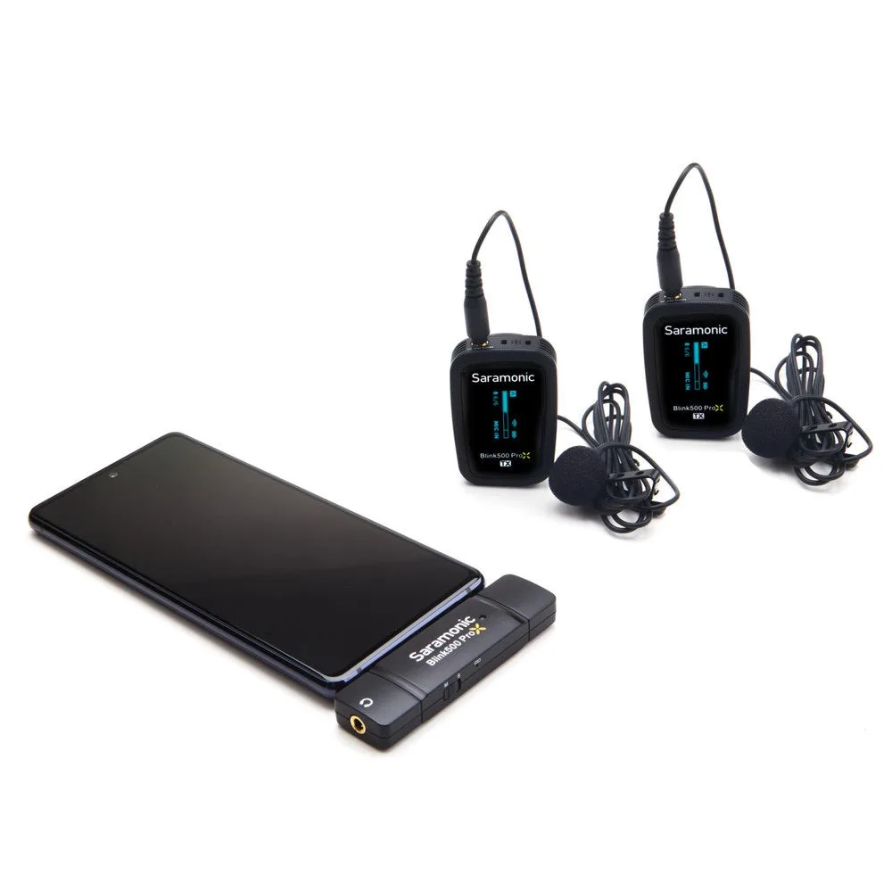 Bộ micro không dây Blink 500 ProX cổng USB-C có hộp sạc SR-Blink500 ProX B6 (2TX+1RX)