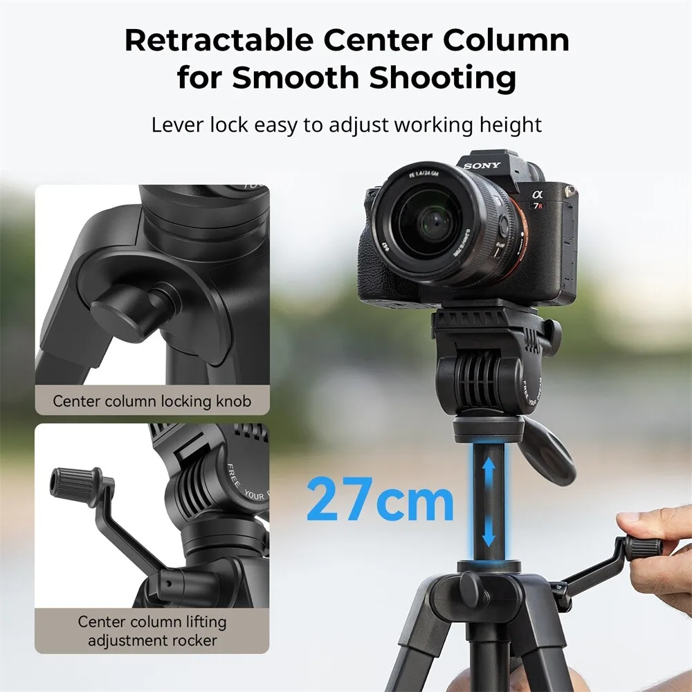 SmallRig 4689 - Versatile Lightweight Tripod CT-07