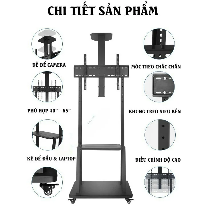 Giá treo tivi di động E1900 chính hãng