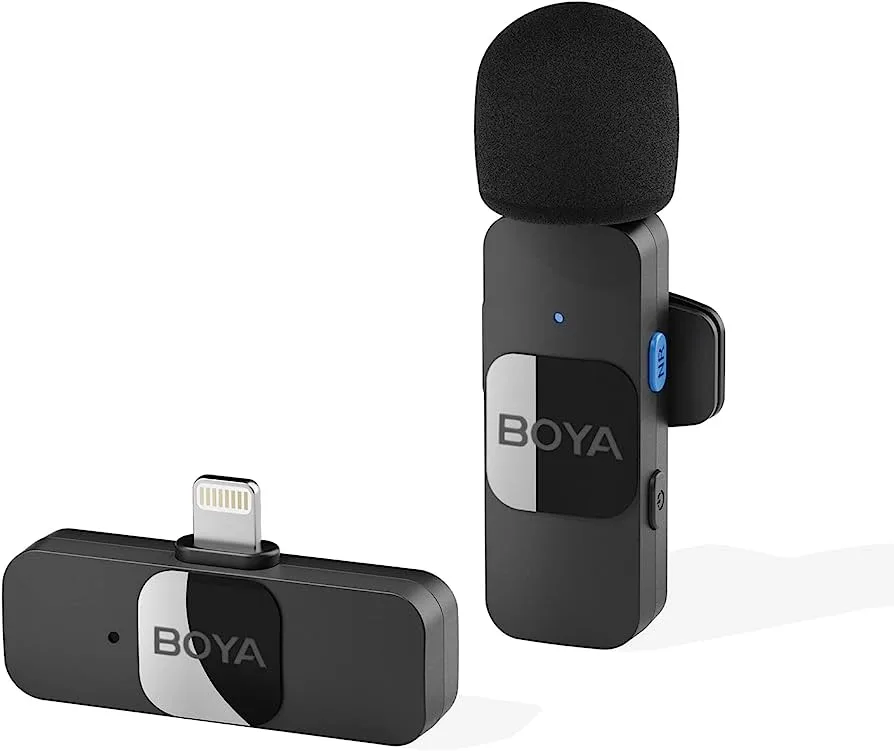 Boya BY-V1 Micro Thu Âm Không Dây Tốt Nhất Cho Iphone