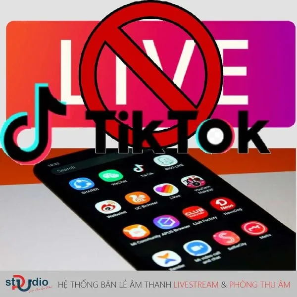 cấm tài khoản tiktok
