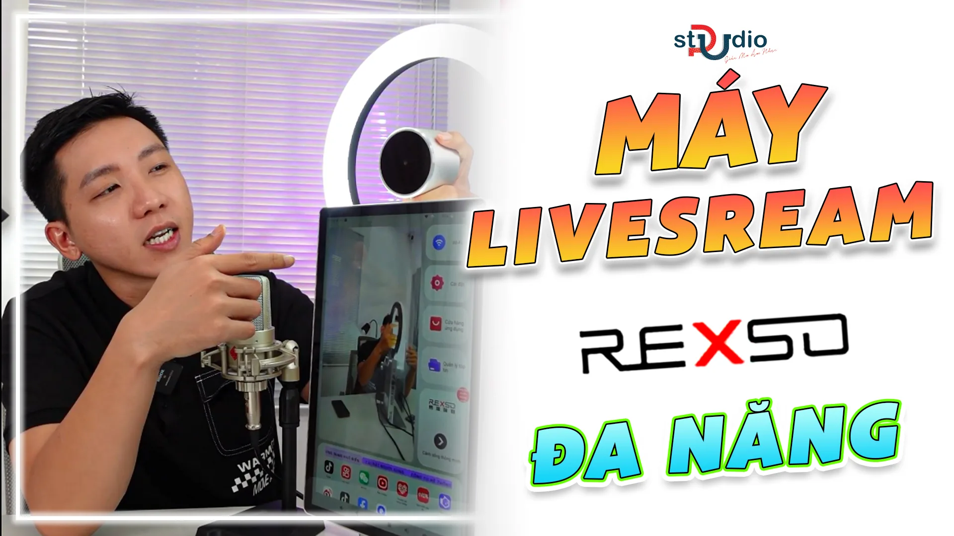 REVIEW CHI TIẾT Máy livestream đa năng REXSOPAD | Pustudio.vn