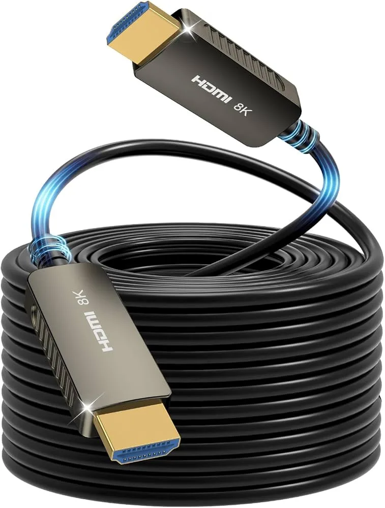 8K HDMI Cable Fiber Optic Cable HDMI- Compatible 2.1 8K 60Hz (20M)