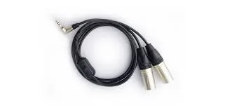 Dây truyền tín hiệu Jack 3.5mm Stereo ra 2 đầu Canon cái XLR (2M)