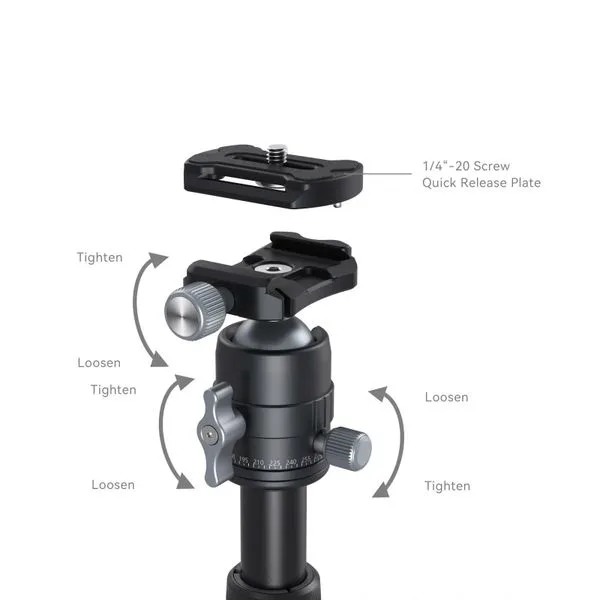 SmallRig 4289 - Aluminum Mini Tripod VT-20