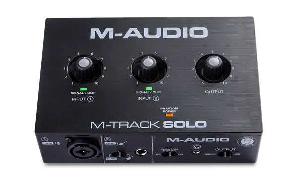 Combo Thu Âm Soundcard M-Audio M-TRACK SOLO và Micro Takstar PC-K850