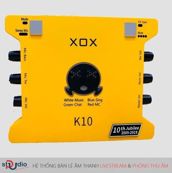 sound card hát karaoke XOX K10 Jubilee