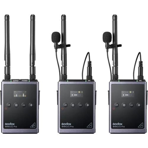 Microphone không dây Godox WMicS1 Kit 2