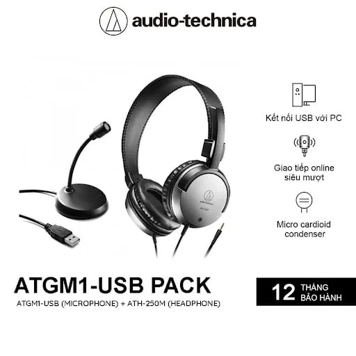 So sánh bộ sản phẩm Audio-technica ATGM1-USB và Logitech Pro Gen 2