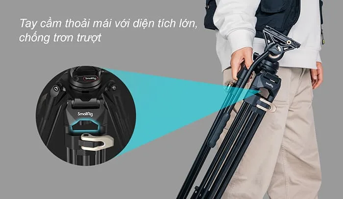 SmallRig Heavy 3751B - Duty Fluid Head Tripod AD-01