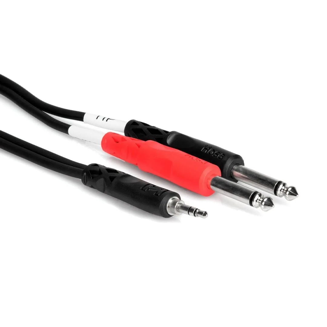 Dây HOSA STEREO BREAKOUT 3.5mm trs to dual 1/4 ts ( 3m )