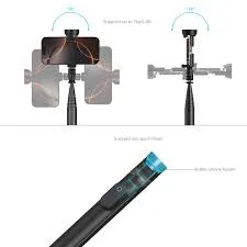 SmallRig 4926 - One-Touch Deploy Selfie Stick Tripod ST-30 (Black)