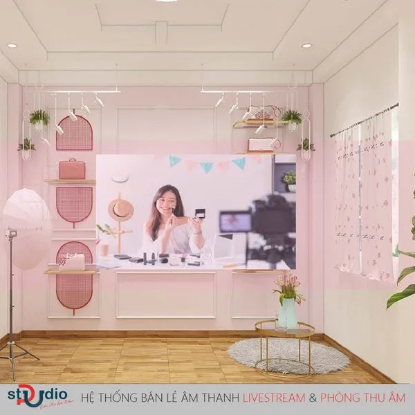 không gian livestream