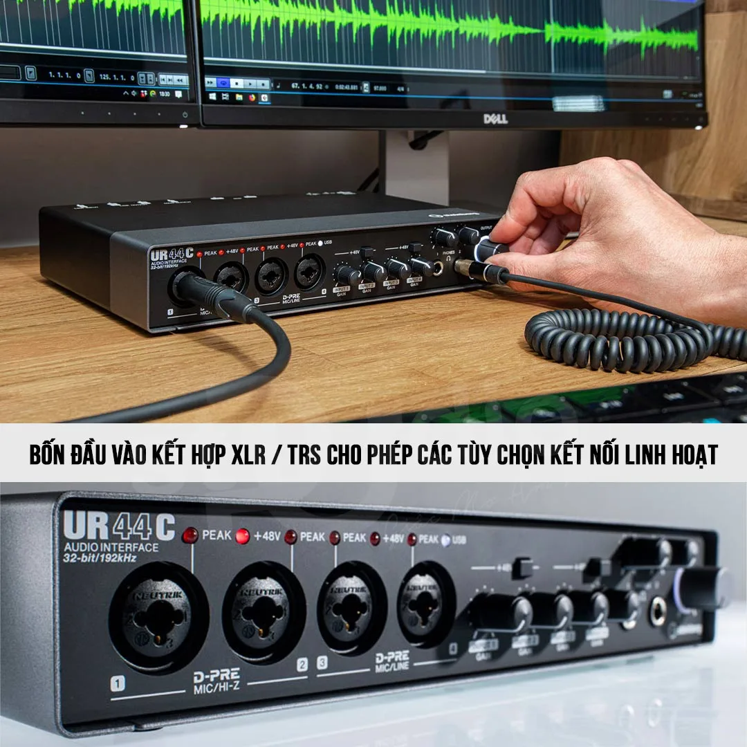 Sound card Steinberg UR44C - Sound card thu âm