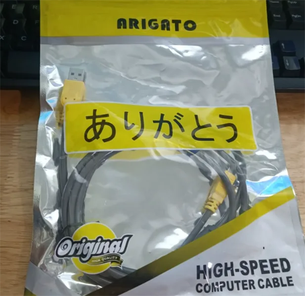 Dây USB Arigato dài 1.5M Dây Cap kết nối máy in với máy tính