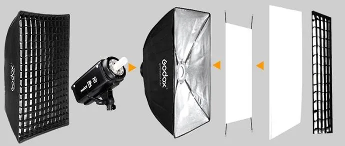 Lồng tản sáng Softbox 60x90cm tổ ong