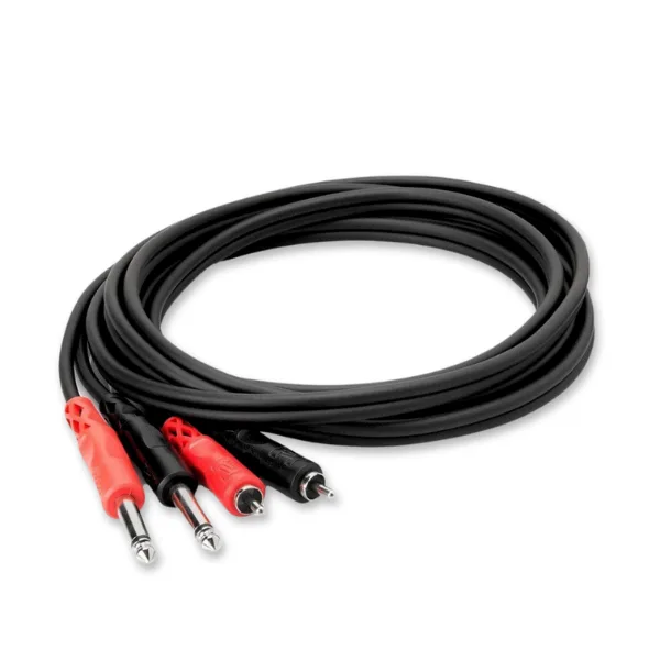 Cặp dây Cap 6.5mm ra Hoa sen (RCA) - Hosa Stereo Interconnect