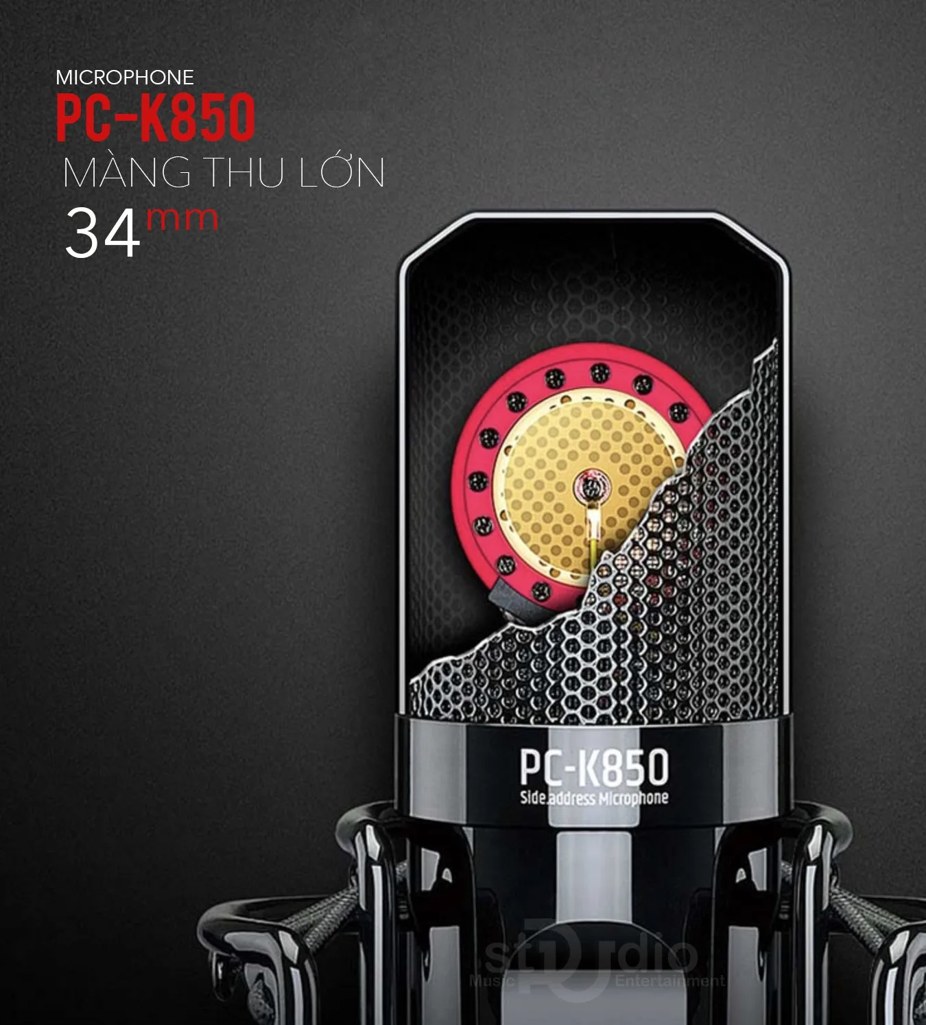 Micro thu âm Takstar PC-K850 - Micro thu âm cho phòng thu