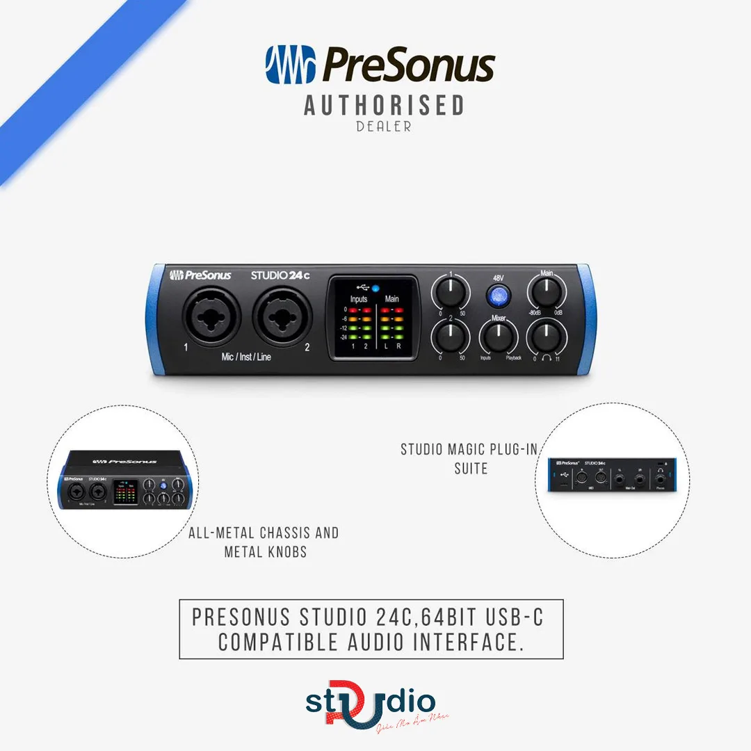 Sound card Presonus Studio 24C