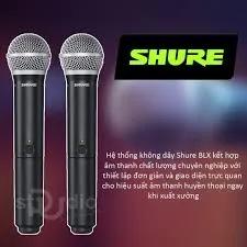 Bộ thu và phát kèm micro không dây Shure SVX288/PG58 - Micro không dây cầm tay (2mic)