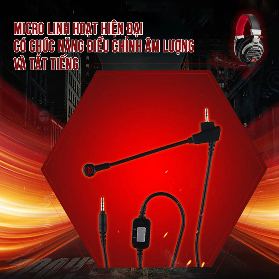 Tai nghe Gaming cao cấp Audio-Technica ATH-PDG1 - tai nghe có Mic