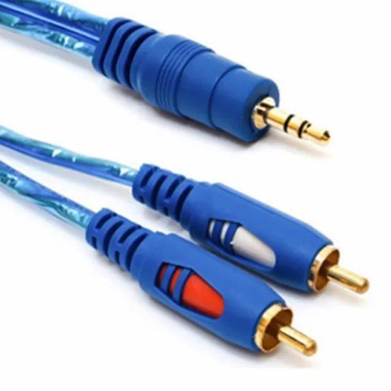 Dây lấy nhạc stereo 2 đầu hoa sen (RCA) ra Jack 3.5mm