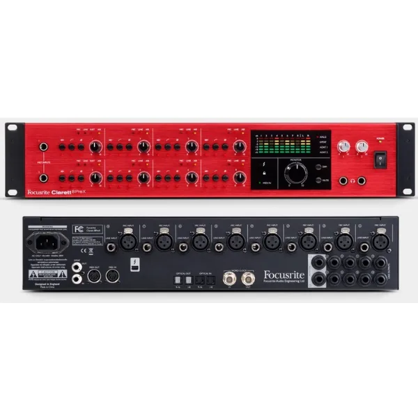 focusrite-clarett-8prex-thunderbolt-audio-interface