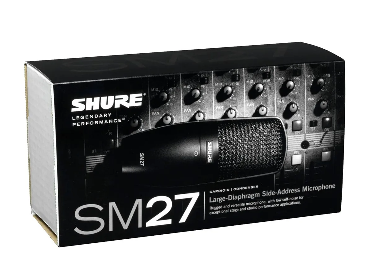 Micro thu âm Shure SM27-LC - Micro thu âm cho phòng thu