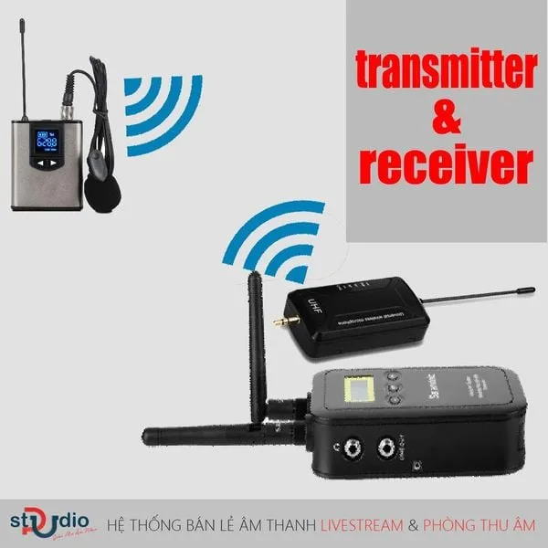 bộ thu tín hiệu micro không dây cài áo