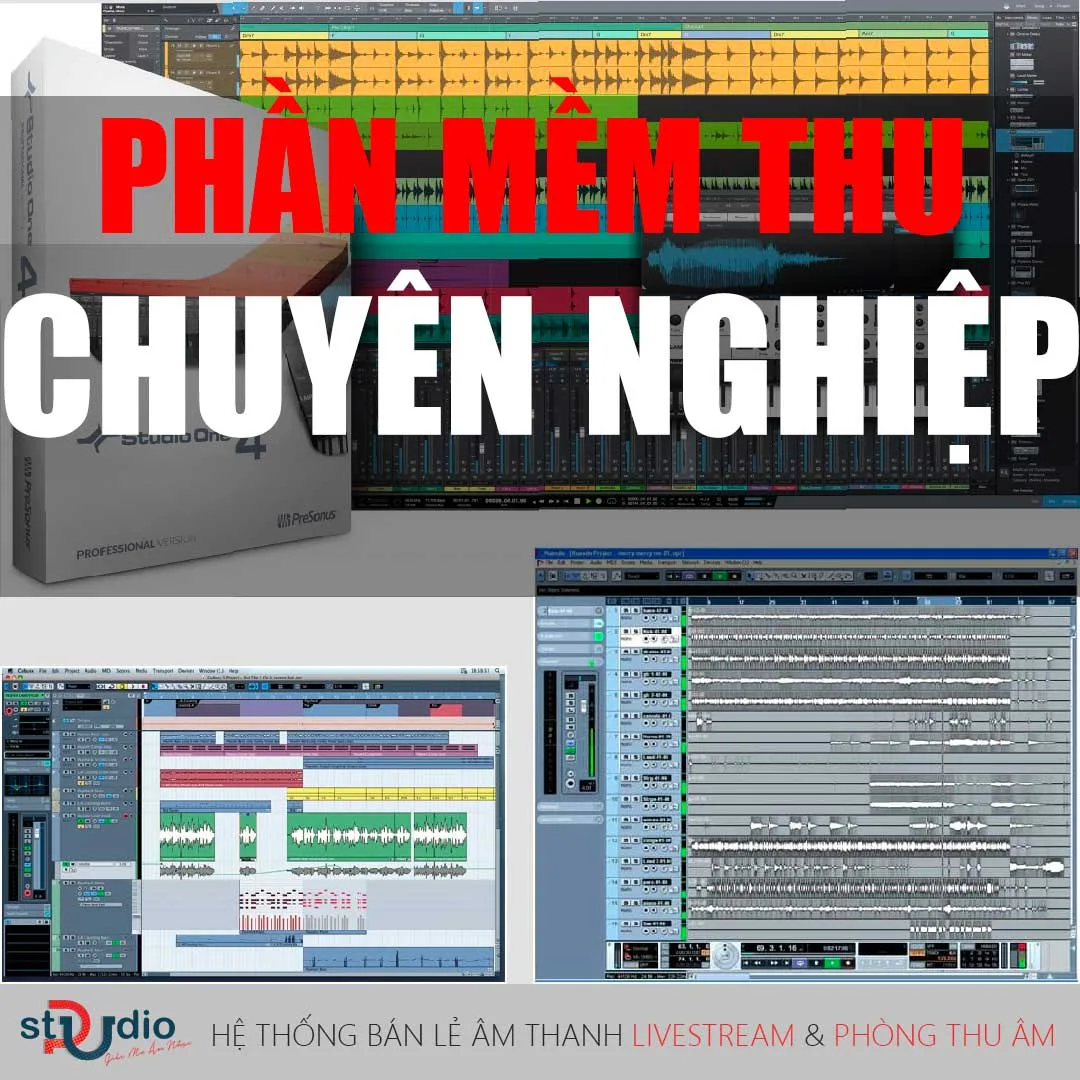 Top 3 phần mềm thu âm mix nhạc chuyên nghiệp
