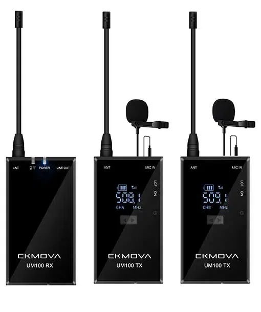Microphone không dây Ckmova UM100 kit 2