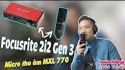 Micro thu âm MXL 770