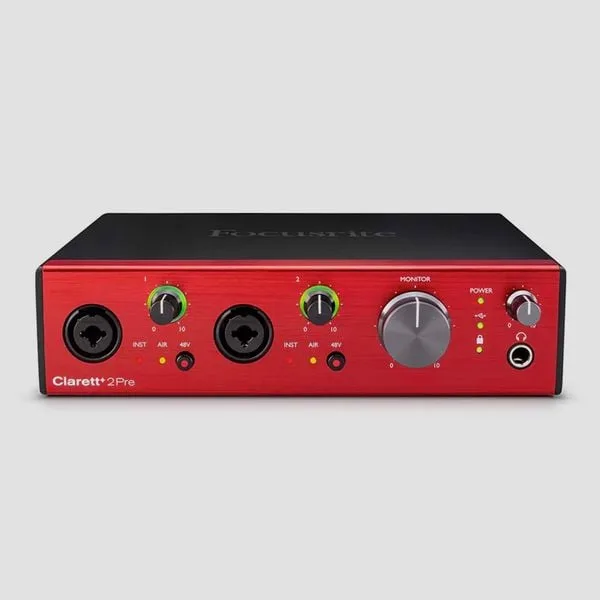 Combo Thu Âm Focusrite Clarett+ 2Pre Micro Rode NT-2A