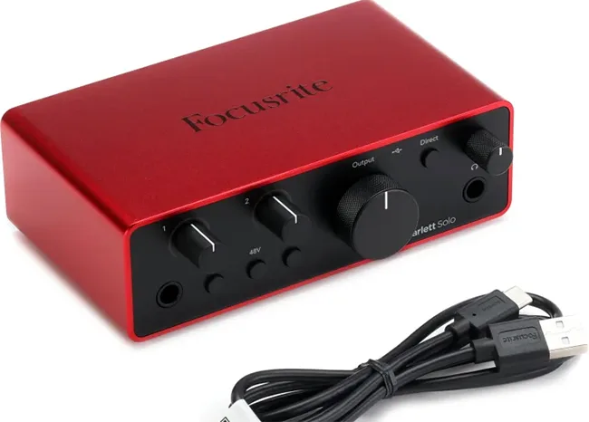 Sound Card Focusrite Scarlett Solo 4rd (Gen) - Sound card thu âm