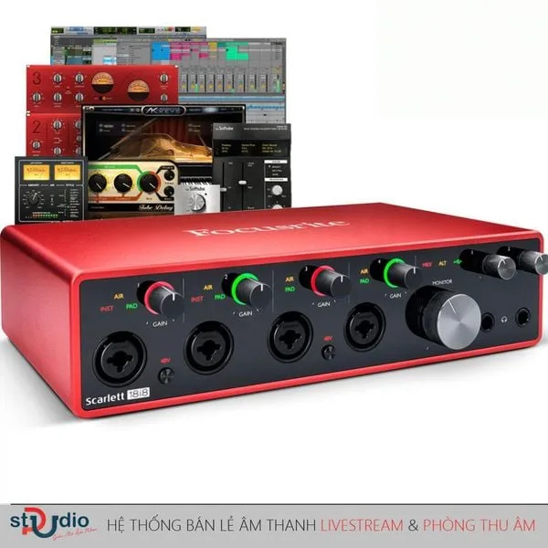 sound card thu âm focusrite