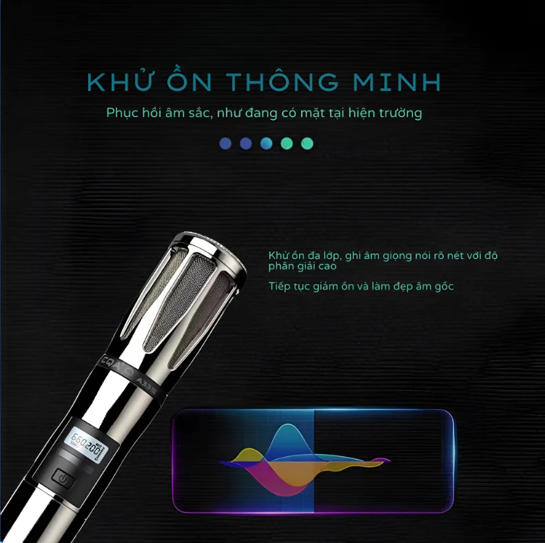Micro Không dây Cầm Tay UHF CQA 3315 -  Micro Không dây Wireless (Đen) 1 Mic
