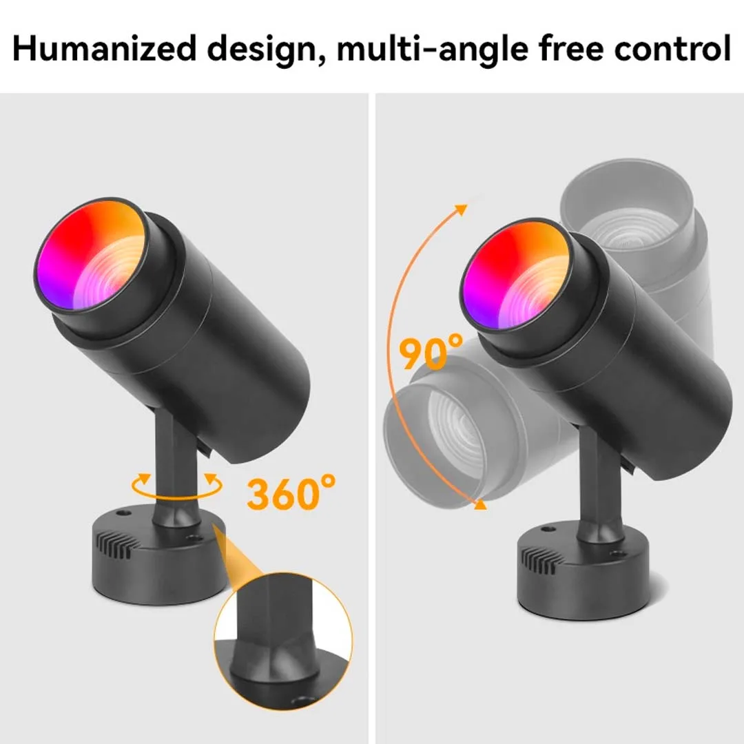 Đèn Led RGB 24W Nhiều Màu Sắc