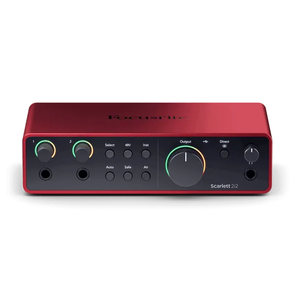 Combo Thu Âm Soundcard Focusrite 2i2 Gen 4 Micro Shure B87 ( 2 mic )