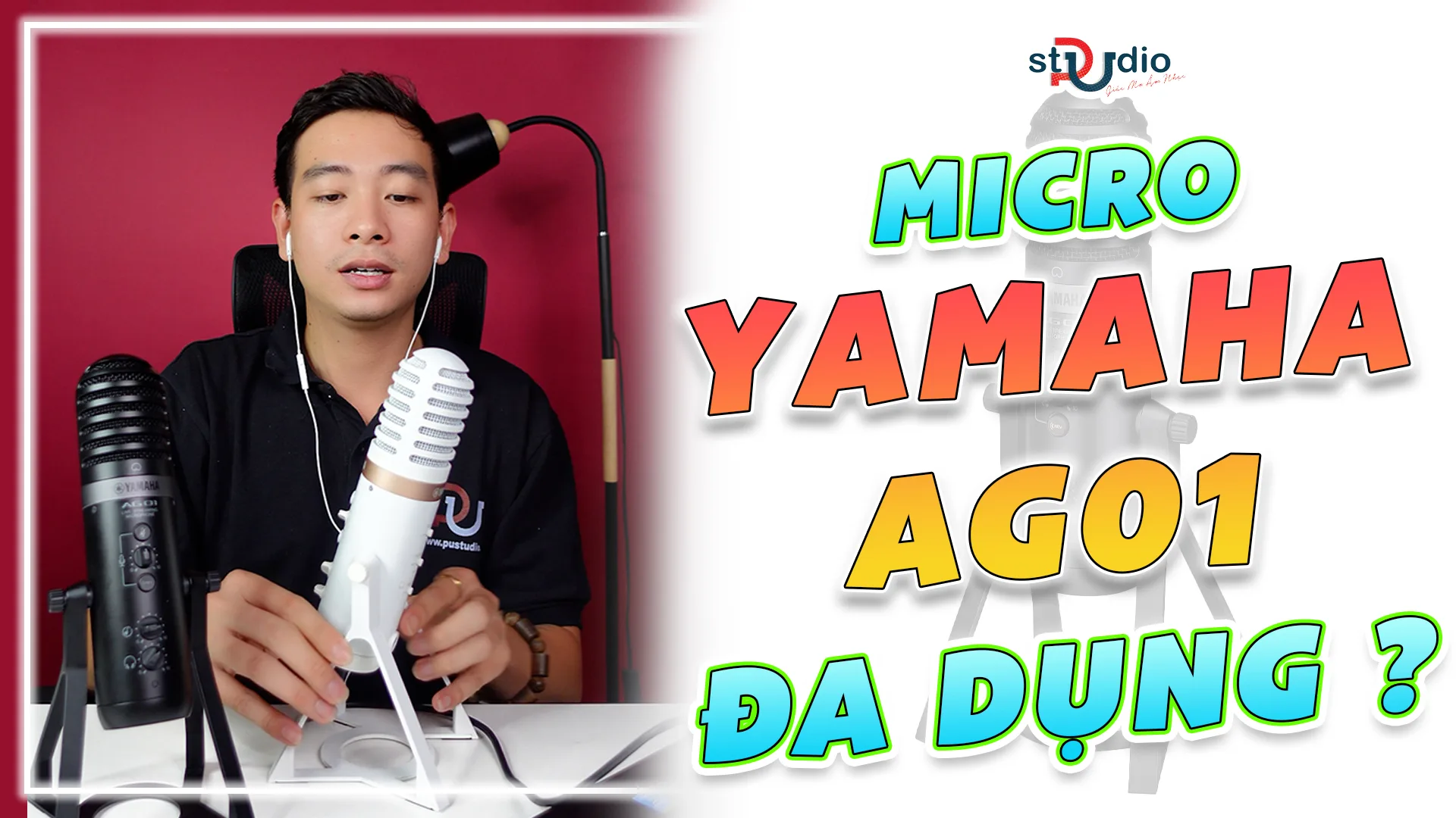 Micro thu âm đa dụng YAMAHA AG01 có gì ? | Pustudio.vn